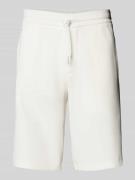 ARMANI EXCHANGE Sweatshorts mit elastischem Bund in Weiss, Größe M