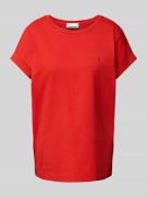 Armedangels T-Shirt mit Label-Stitching Modell 'IDAARA' in Rot, Größe ...