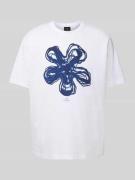 PAUL SMITH T-Shirt mit Motiv-Print in Offwhite, Größe S