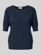 FREE/QUENT Strickpullover mit 1/2-Ärmel Modell 'Dodo' in Marine, Größe...