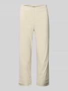STEHMANN Slim Fit Hose mit verkürztem Schnitt Modell 'Ina' in Beige, G...