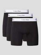 Calvin Klein Underwear Boxershorts mit elastischem Label-Bund im 3er-P...