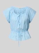 Scotch & Soda Regular Fit Bluse mit Strukturmuster in Hellblau, Größe ...