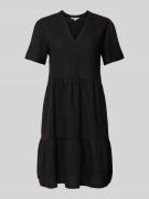 Only Comfort Fit Freizeitkleid aus Viskose-Leinen-Mix Modell 'TIRI-CAR...