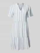 Only Comfort Fit Freizeitkleid aus Viskose-Leinen-Mix Modell 'TIRI-CAR...
