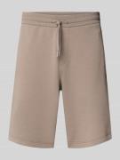 ARMANI EXCHANGE Sweatshorts mit elastischem Bund in Taupe, Größe L