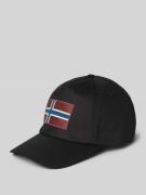 Napapijri Basecap mit Logo-Patch Modell 'FALIS' in Black, Größe 1