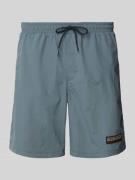 Napapijri Badehose mit seitlichen Eingrifftaschen Modell 'IAATO' in Ei...