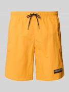 Napapijri Badehose mit seitlichen Eingrifftaschen Modell 'IAATO' in Or...