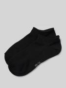 Snocks Füßlinge mit elastischem Rippenbündchen im 2er-Pack in Black, G...