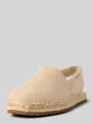 Marc O'Polo Slingback-Espadrilles aus Canvas in Offwhite, Größe 38
