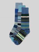 PAUL SMITH Socken im 3er-Pack mit gerippten Bündchen in Marine, Größe ...