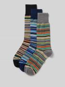 PAUL SMITH Socken im 3er-Pack mit gerippten Bündchen in Black, Größe 1