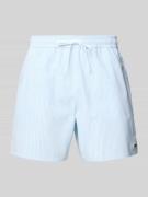 Lacoste Badehose mit elastischem Bund in Bleu, Größe XL