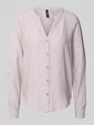 Vero Moda Regular Fit Langarmbluse aus Leinen-Viskose-Mix Modell 'LINN...
