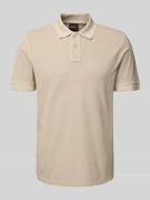 BOSS Orange Slim Fit Poloshirt mit Label-Print Modell 'Prime' in Beige...