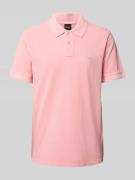 BOSS Orange Slim Fit Poloshirt mit Label-Print Modell 'Prime' in Rosa,...