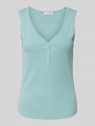 Marc O'Polo Slim Fit Tank Top aus Baumwoll-Mix in Mint, Größe L