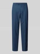 MCNEAL Slim Fit Chino mit Strukturmuster in Blau, Größe 28