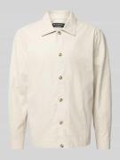 Marc O'Polo Loose Fit Overshirt aus Baumwoll-Leinen-Mix in Beige, Größ...