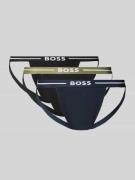 BOSS Jockstrap mit elastischem Bund im 3er-Pack in Black, Größe XXL