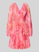 Jake*s Cocktail Cocktailkleid mit V-Ausschnitt in Pink Melange, Größe ...