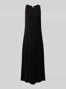 MM Midikleid mit Rundhalsausschnitt Modell 'ACCENTO' in Black, Größe S