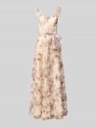 Unique Abendkleid mit Corsage in Hellgelb, Größe 36