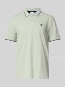 CHAMPION Regular Fit Poloshirt mit Logo-Stitching in Mint, Größe M