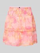 Vero Moda Ausgestellter Mini-Rock mit Allover-Muster Modell 'SMILLA' i...