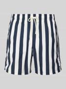 Tommy Hilfiger Regular Fit Badehose mit Tunnelzug in Dunkelblau, Größe...