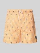 Jack & Jones Regular Fit Badeshorts mit Label-Patch Modell 'STMAUI' in...