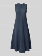 Marc O'Polo Ausgestelltes Leinenkleid mit Eingrifftaschen in Marine, G...
