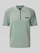 BOSS Green Slim Fit Poloshirt mit Label-Schriftzug Modell 'Perform-Max...