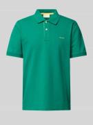 Gant Regular Fit Poloshirt mit Label-Stitching in Gruen, Größe 4XL