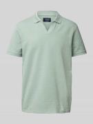 MCNEAL Regular Fit Poloshirt mit V-Ausschnitt in Lind, Größe XXL