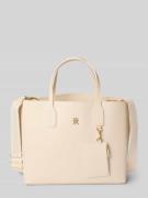 Tommy Hilfiger Umhängetasche mit großflächiger Label-Prägung in Beige,...