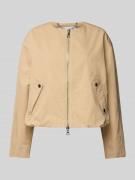 Blonde No. 8 Jacke mit Zweiwege-Reißverschluss in Sand, Größe 40