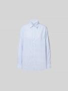 Juvia Hemdbluse mit Knopfleiste in Hellblau, Größe M