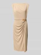 Lauren Ralph Lauren Knielanges Kleid mit Raffungen Modell 'BRECKA' in ...
