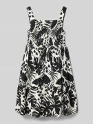 DANAMADE Kleid aus Viskose im Stufen-Look in Black, Größe 158