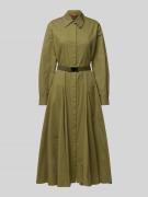 Max Mara Studio Hemdblusenleid mit Taillengürtel Modell 'DANCING' in K...