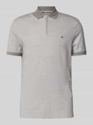 Tommy Hilfiger Regular Fit Poloshirt aus Baumwoll-Mix in Mittelgrau, G...