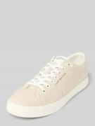 Tommy Hilfiger Low Top Sneaker aus Chambray-Leinen in Ecru, Größe 42