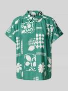 ICHI Regular Fit Bluse aus Viskose-Mix Modell 'YETTA' in Gruen, Größe ...