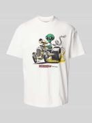 DEUS EX MACHINA T-Shirt mit geripptem Rundhalsausschnitt Modell 'Celes...