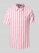 Tommy Jeans Regular Fit Freizeithemd aus Baumwoll-Leinen-Mix in Offwhi...