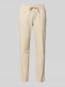 Only & Sons Cropped Stoffhose aus Leinen-Mix Modell 'LINUS' in Kitt, G...