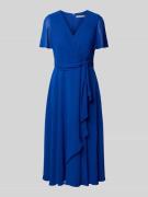 Christian Berg Cocktail Cocktailkleid mit V-Ausschnitt und Wickel-Opti...