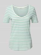 Marc O'Polo Regular Fit T-Shirt aus reiner Baumwolle in Mint, Größe L